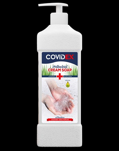 Covidex Antibacterial Soap 1000 mL Front (Covidex 1000ml Soap Front)
